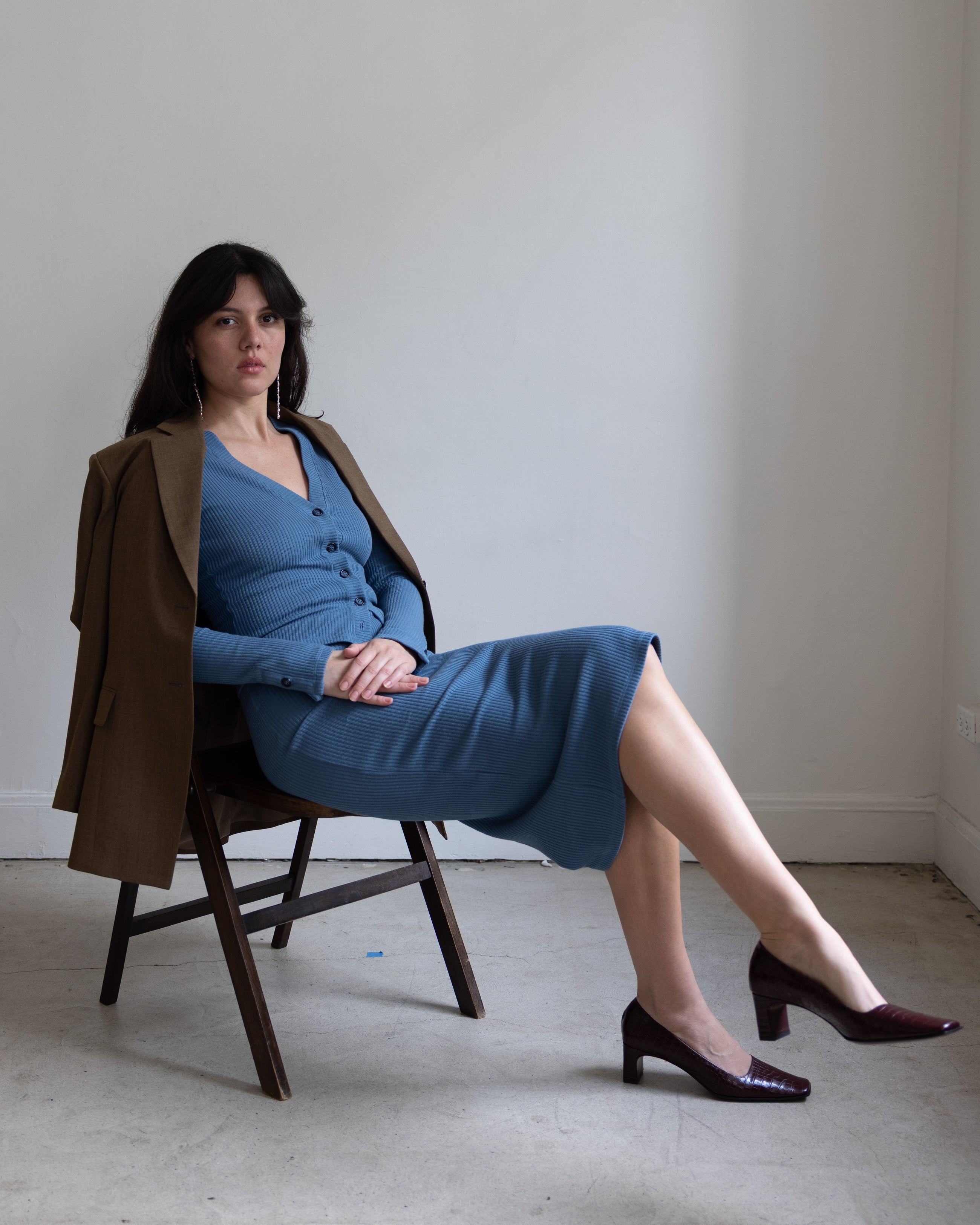 Cassatt Ribbed Knit Cardigan