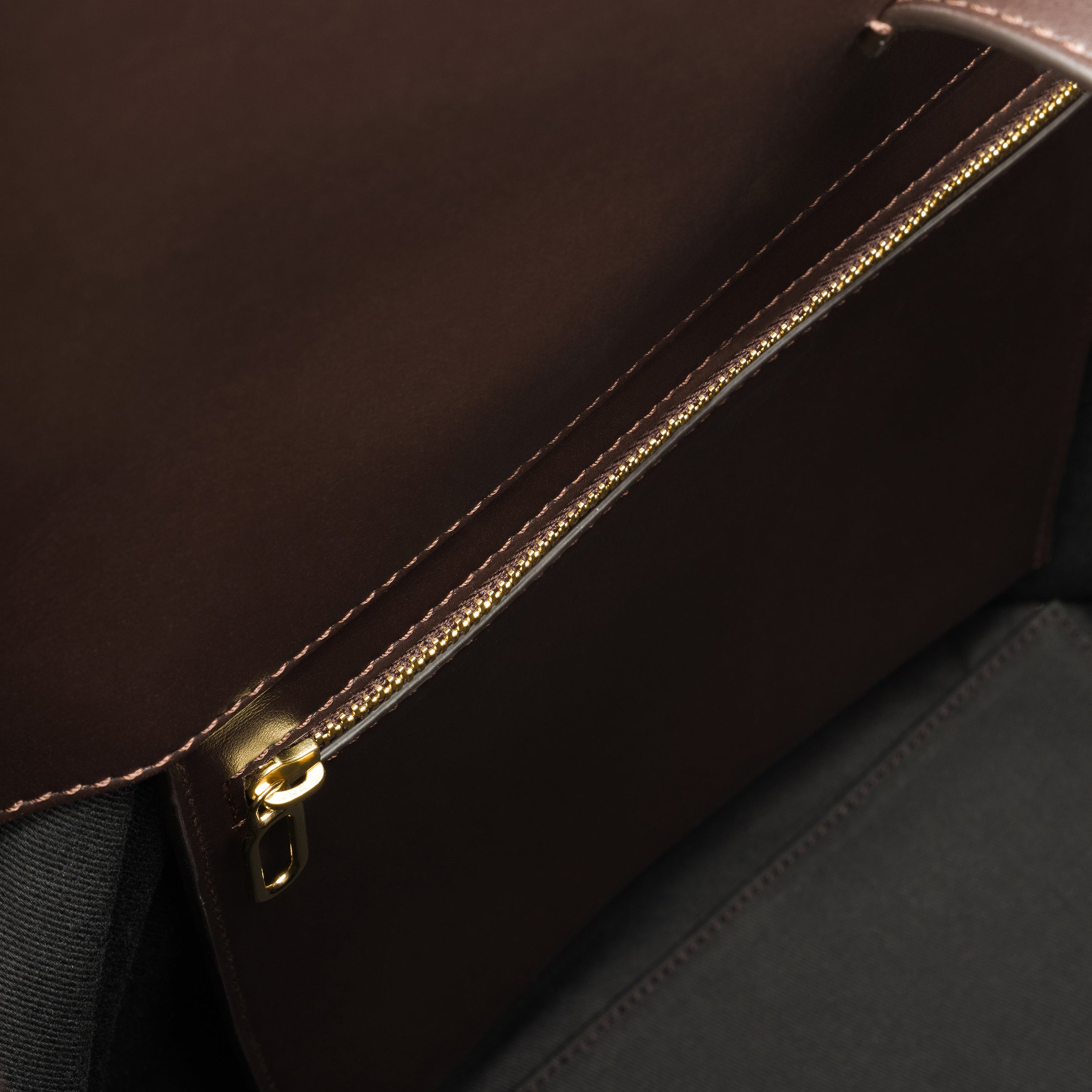 Calla Tote - Espresso Leather / Raffia