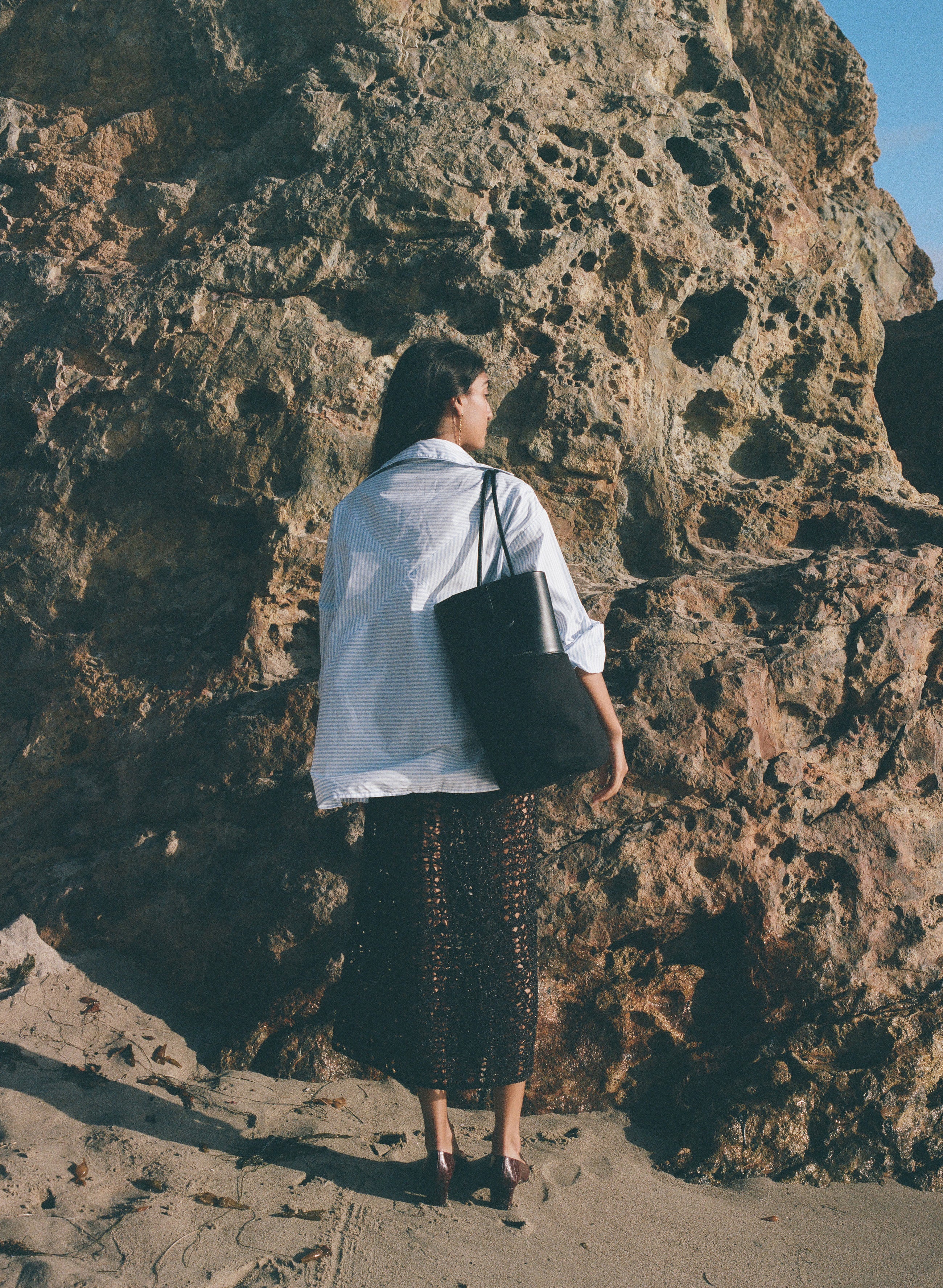 Leda Striped Shirt Sky Blue/White Stripe