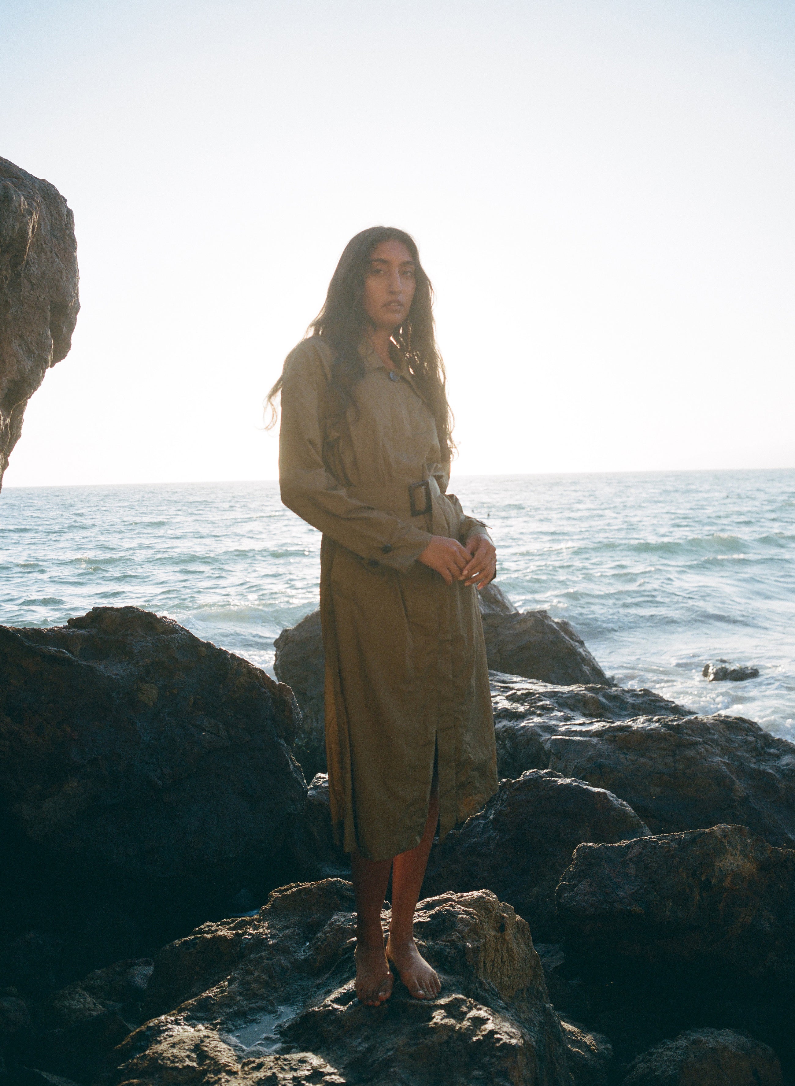 Vivienne Parachute Trench Olive