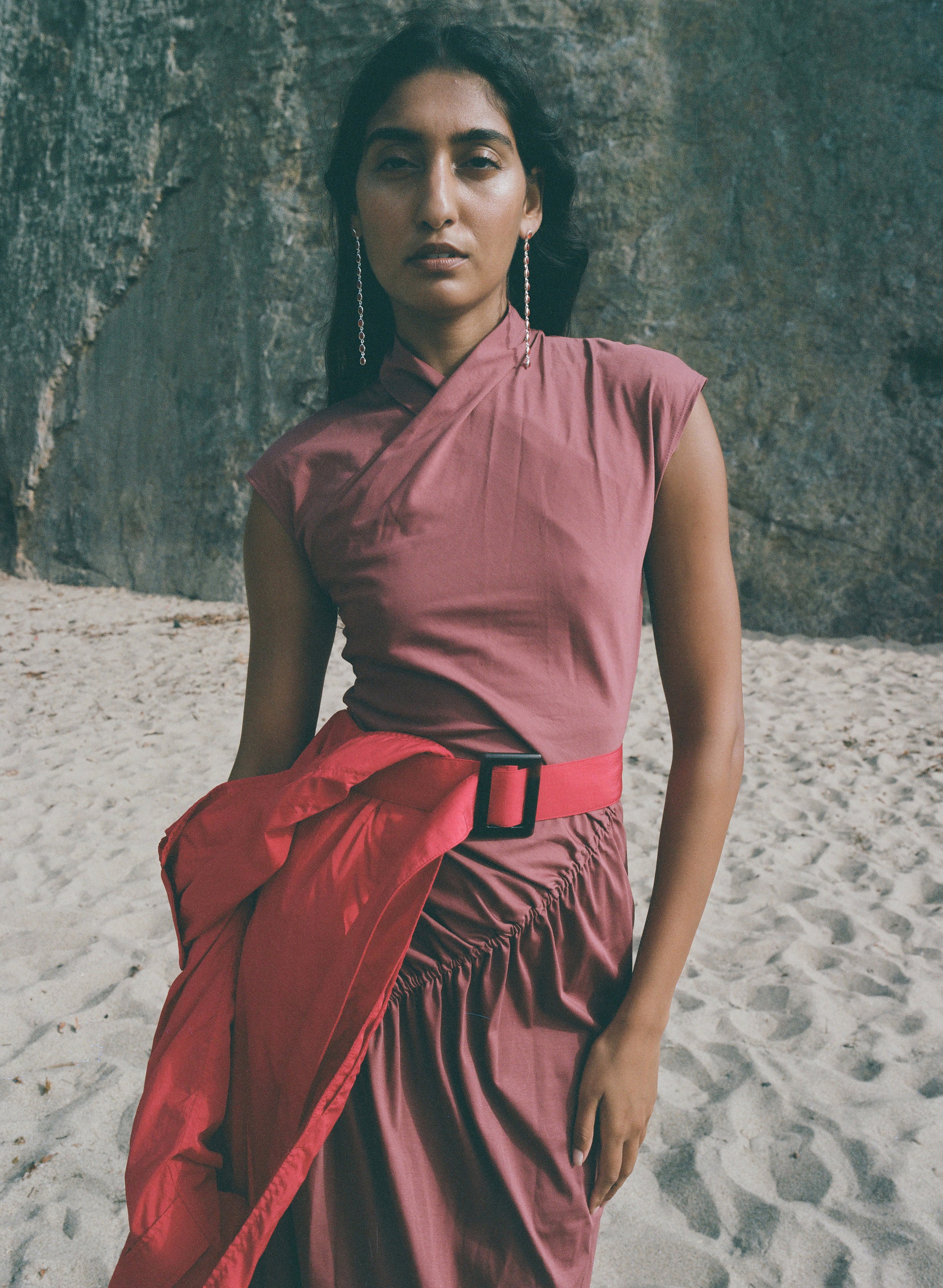 Vivienne Parachute Trench True Red