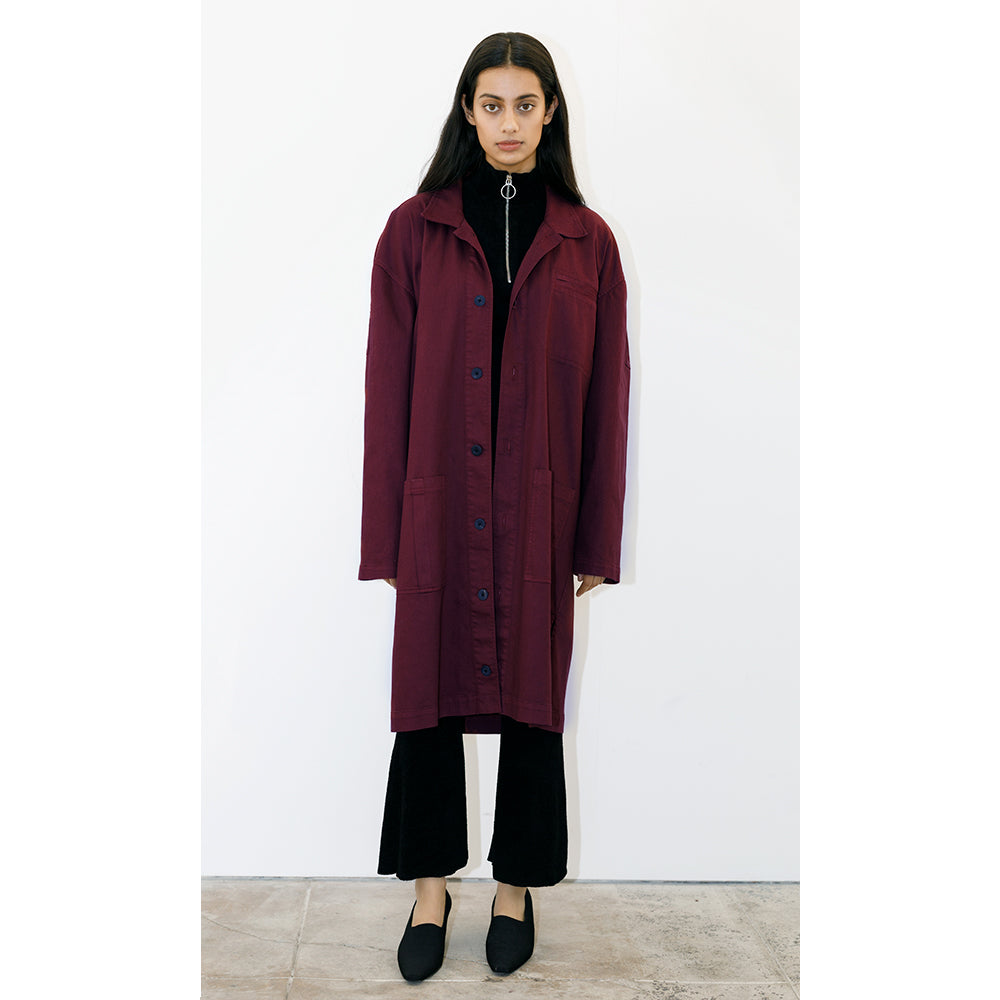 Reed Cotton Canvas Jacket-Bordeaux