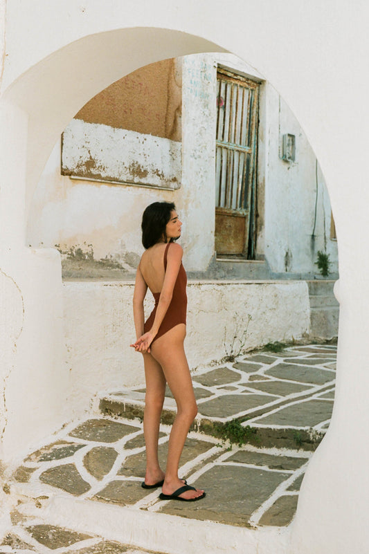 Sylph Swimsuit - Umber