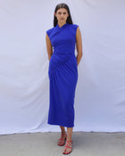Mira Gathered Knit Dress