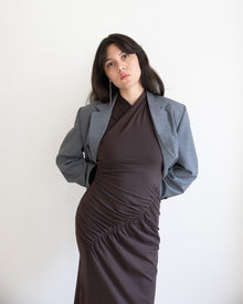 Mira Gathered Knit Dress