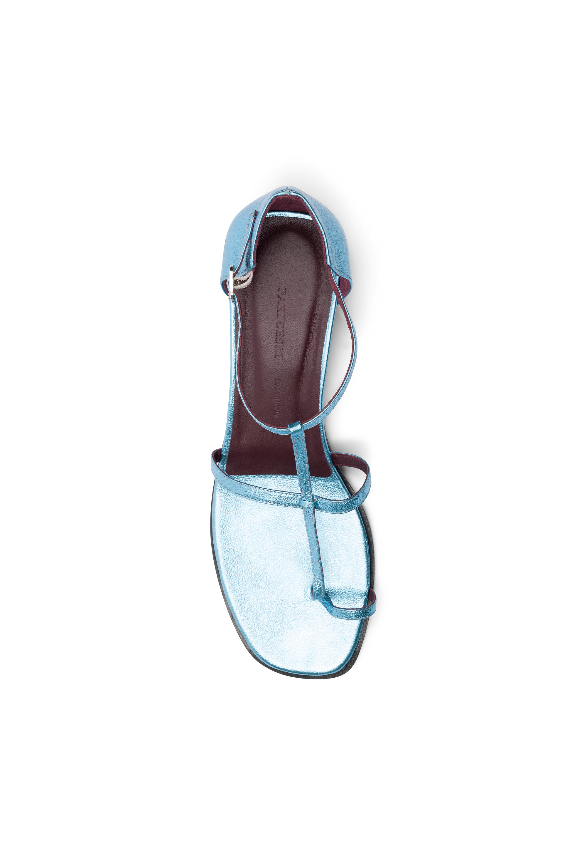 Devi Sandal Blue Metallic