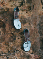 Devi Sandal Blue Metallic