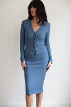 Cassatt Ribbed Knit Cardigan