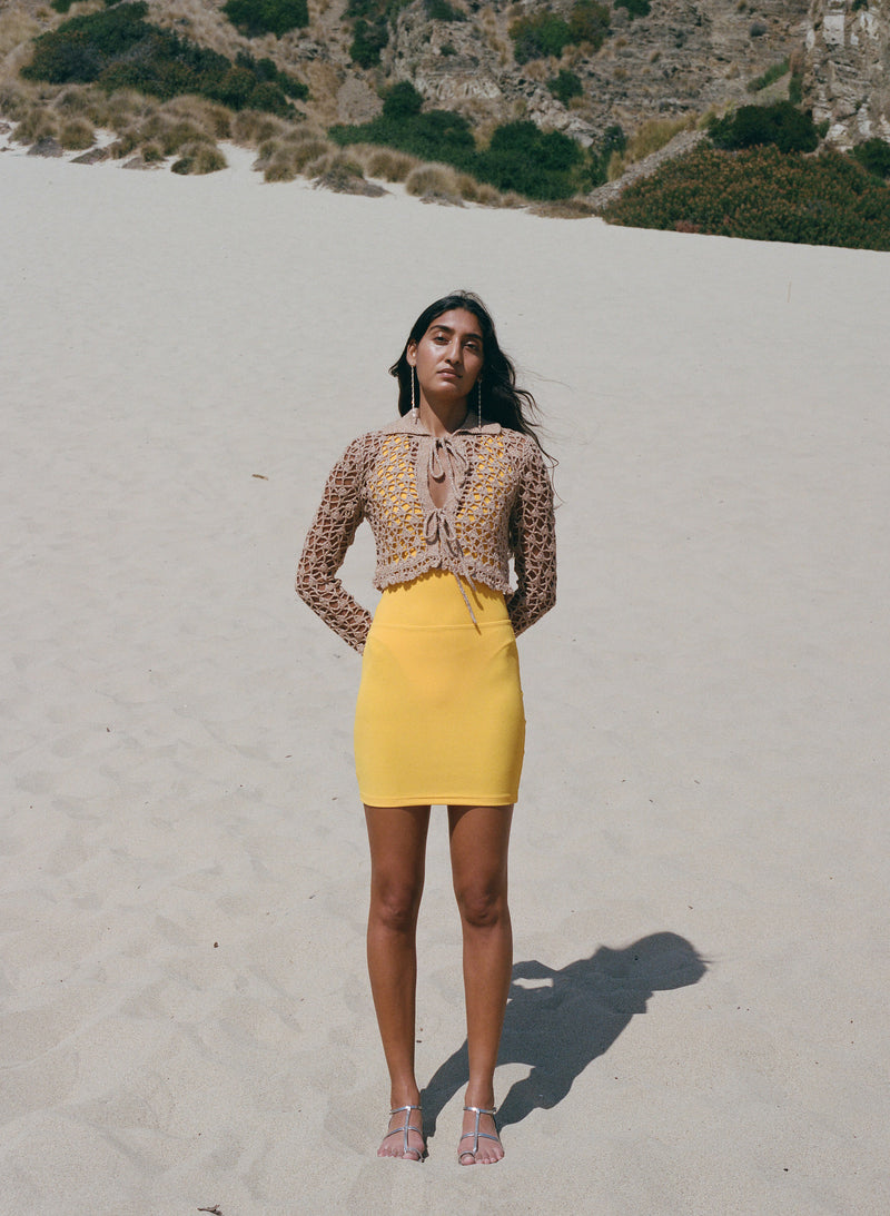 Malini Swim Skirt Yuzu