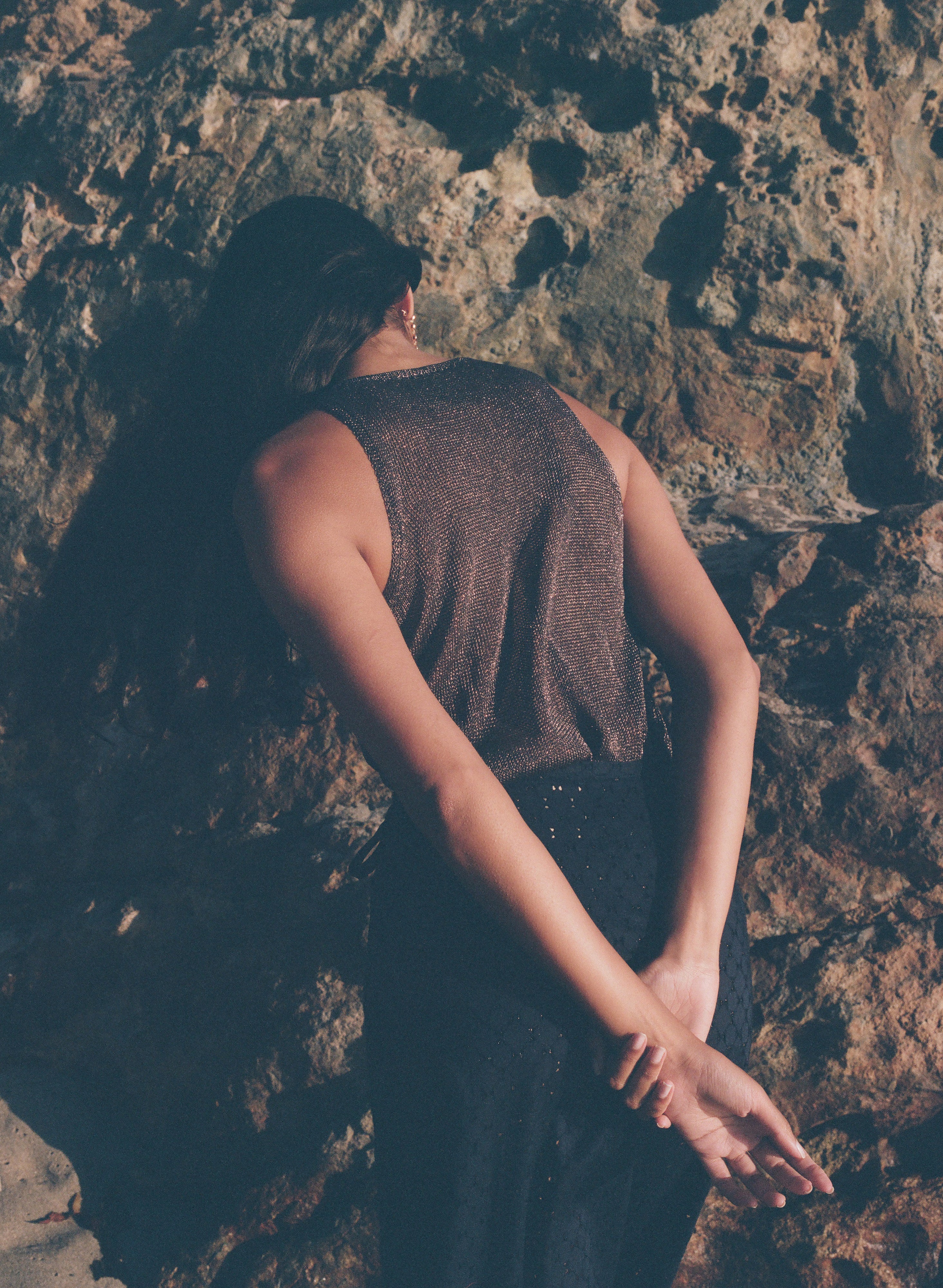 Zian Metallic Tank | Pari Desai