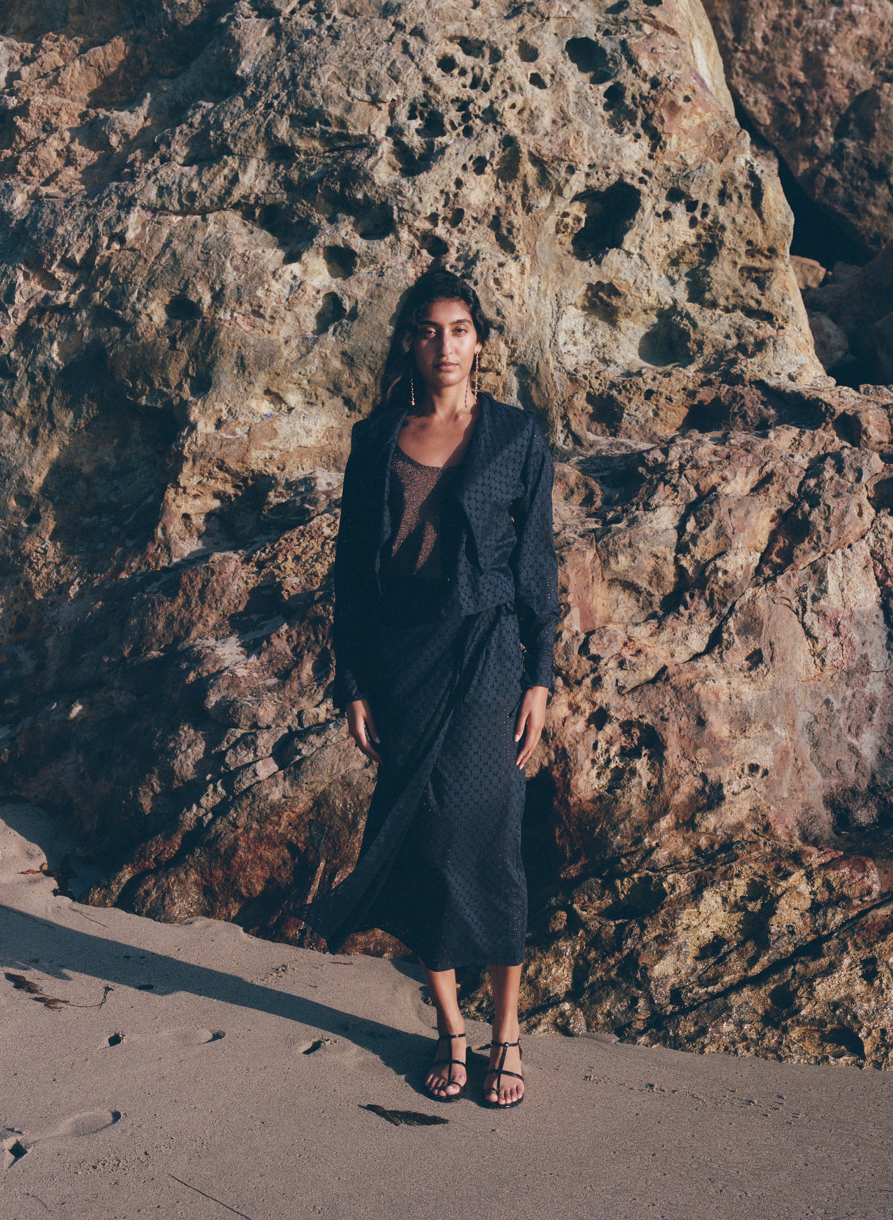 Zian Metallic Tank | Pari Desai