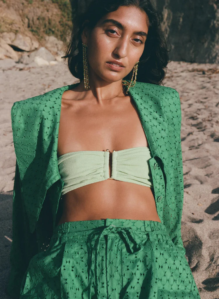 Luna Bandeau/High Waist Two Piece Swimsuit