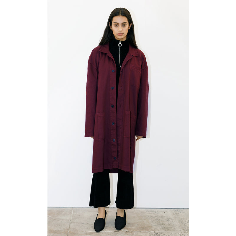 Reed Cotton Canvas Jacket-Bordeaux