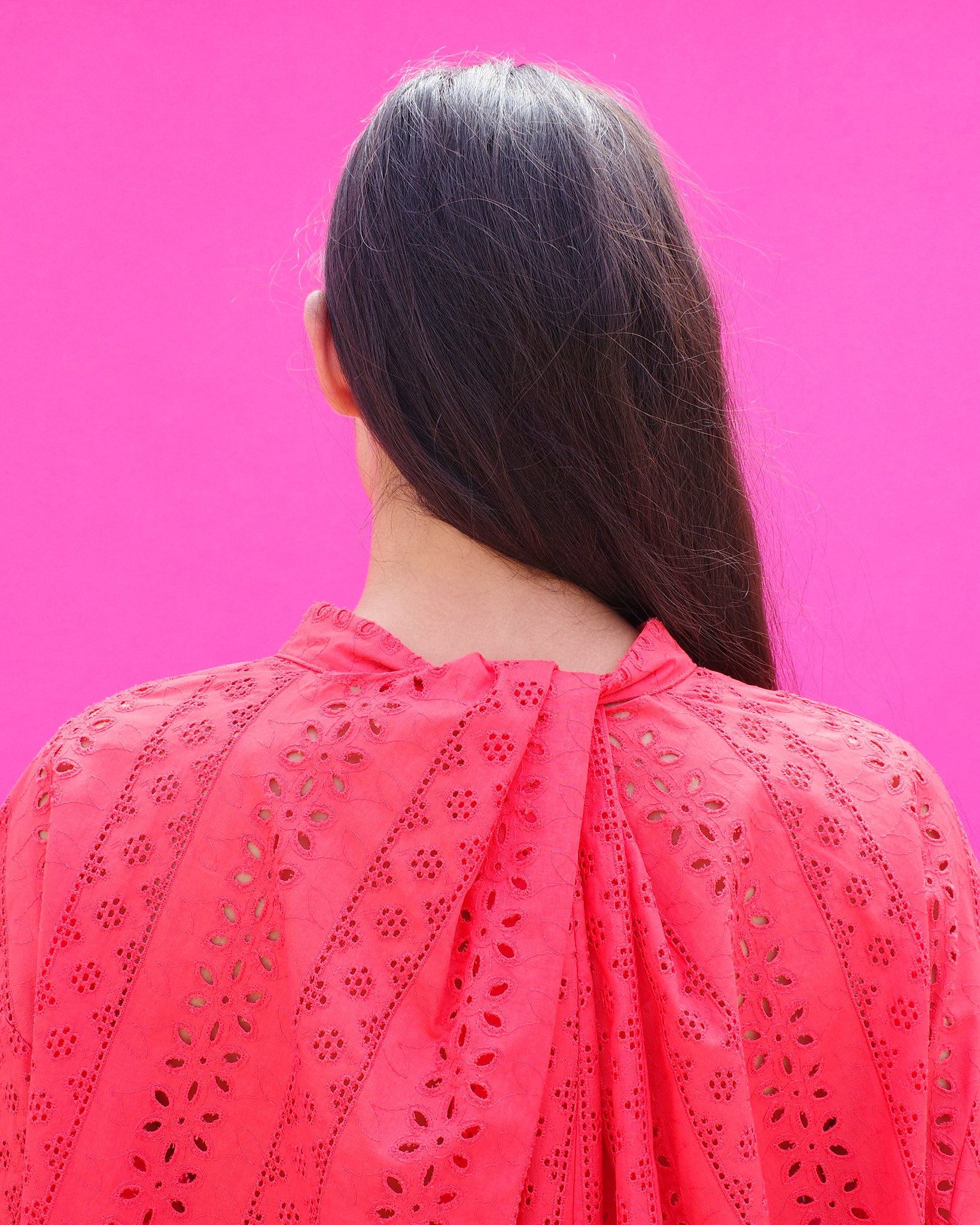 Safi Draped Back Button - Down Mini Dress