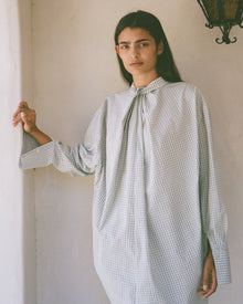 Safi Draped Back Button - Down Mini Dress