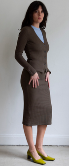 Worley Ribbed Knit Skirt