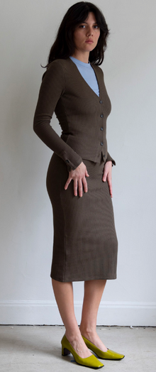 Worley Ribbed Knit Skirt