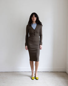 Worley Ribbed Knit Skirt