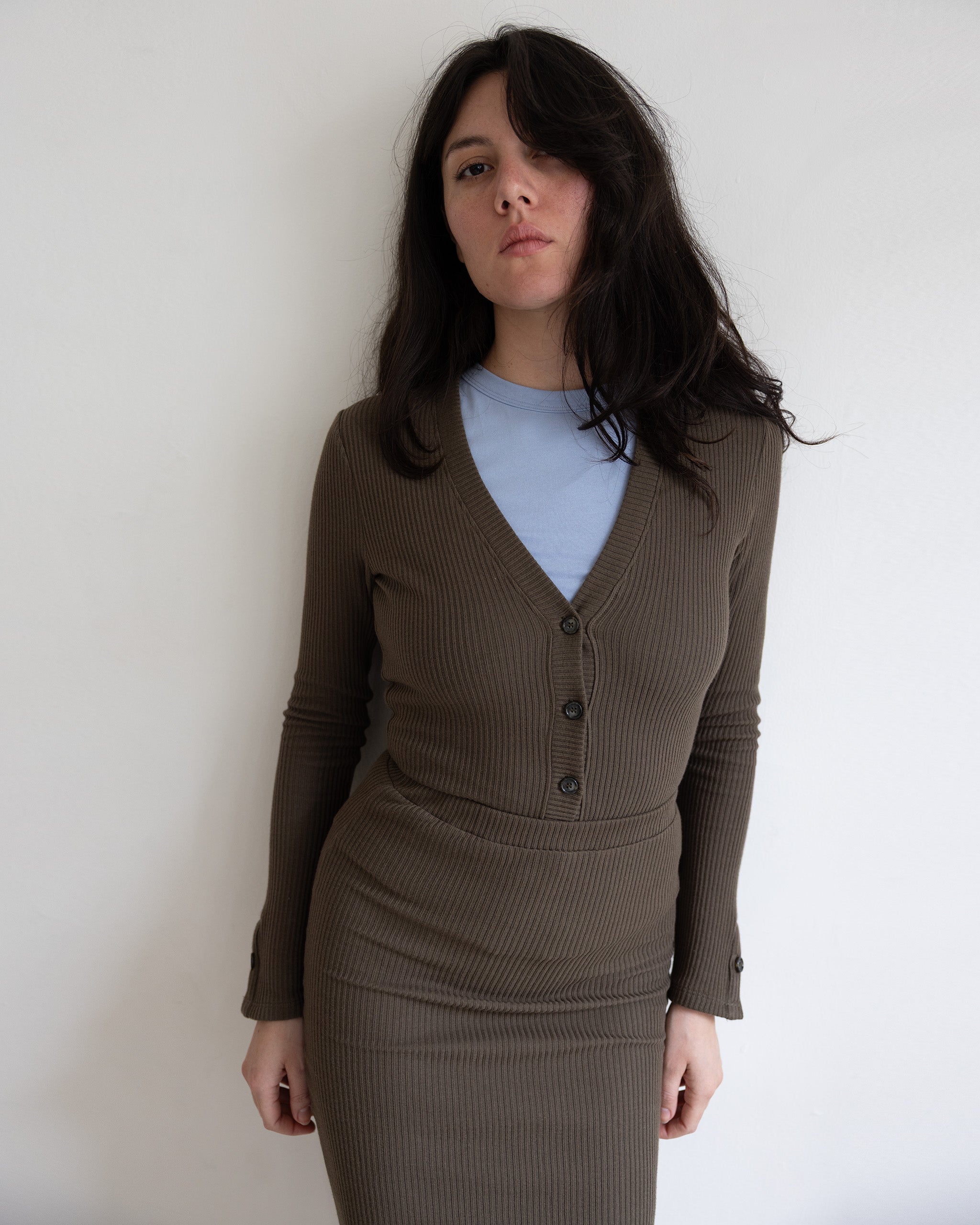 Worley Ribbed Knit Skirt