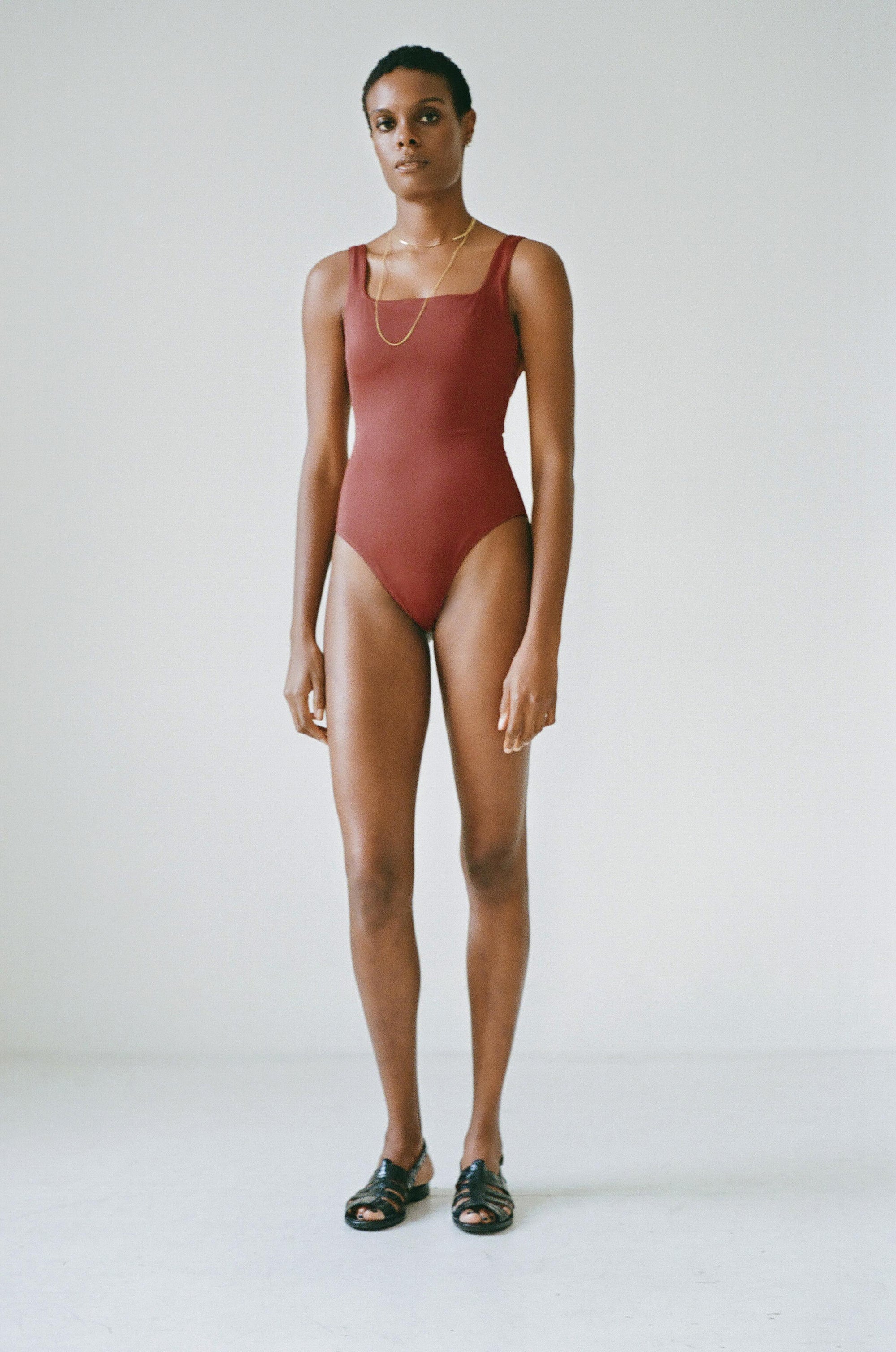 Sylph Swimsuit - Umber