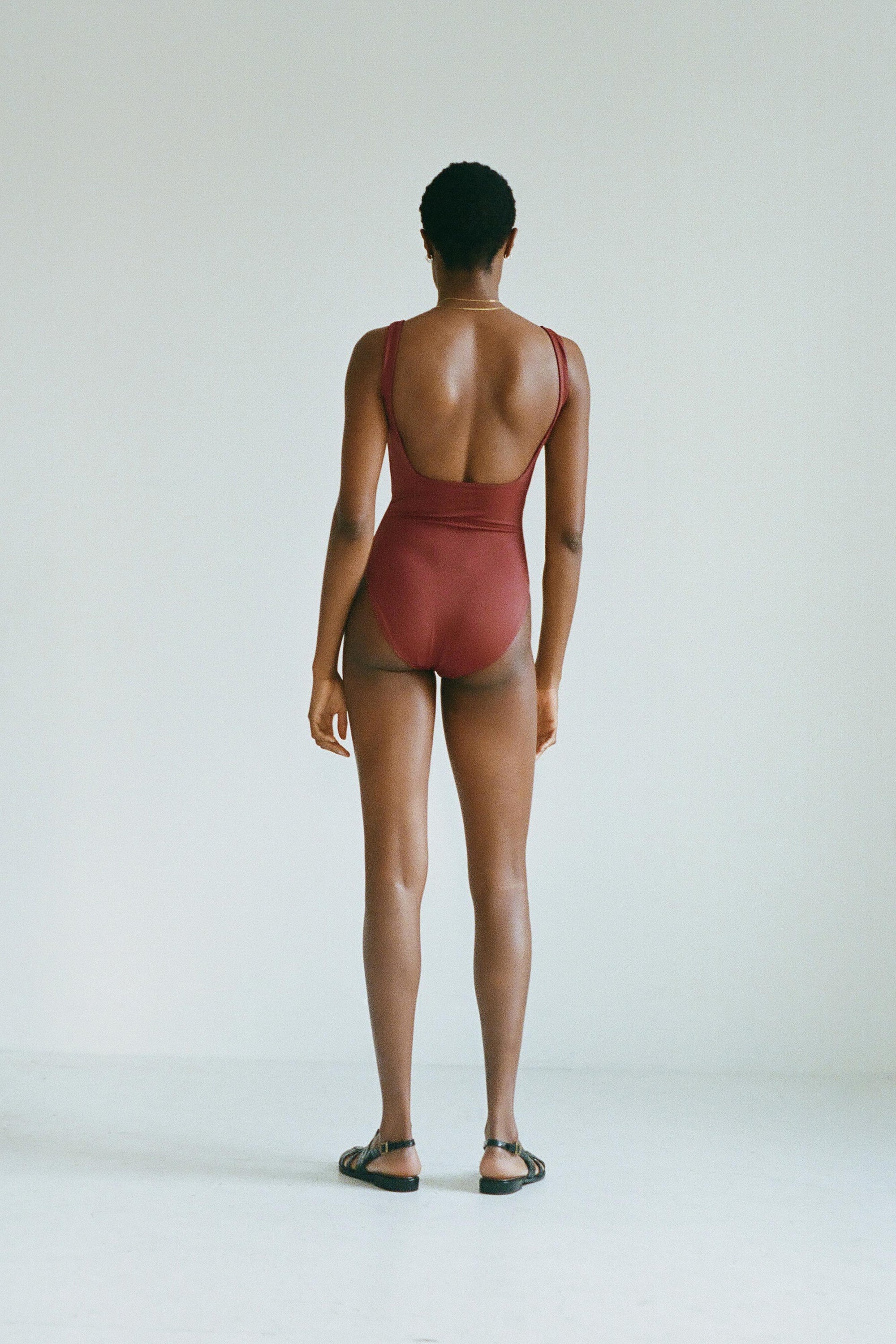 Sylph Swimsuit - Umber