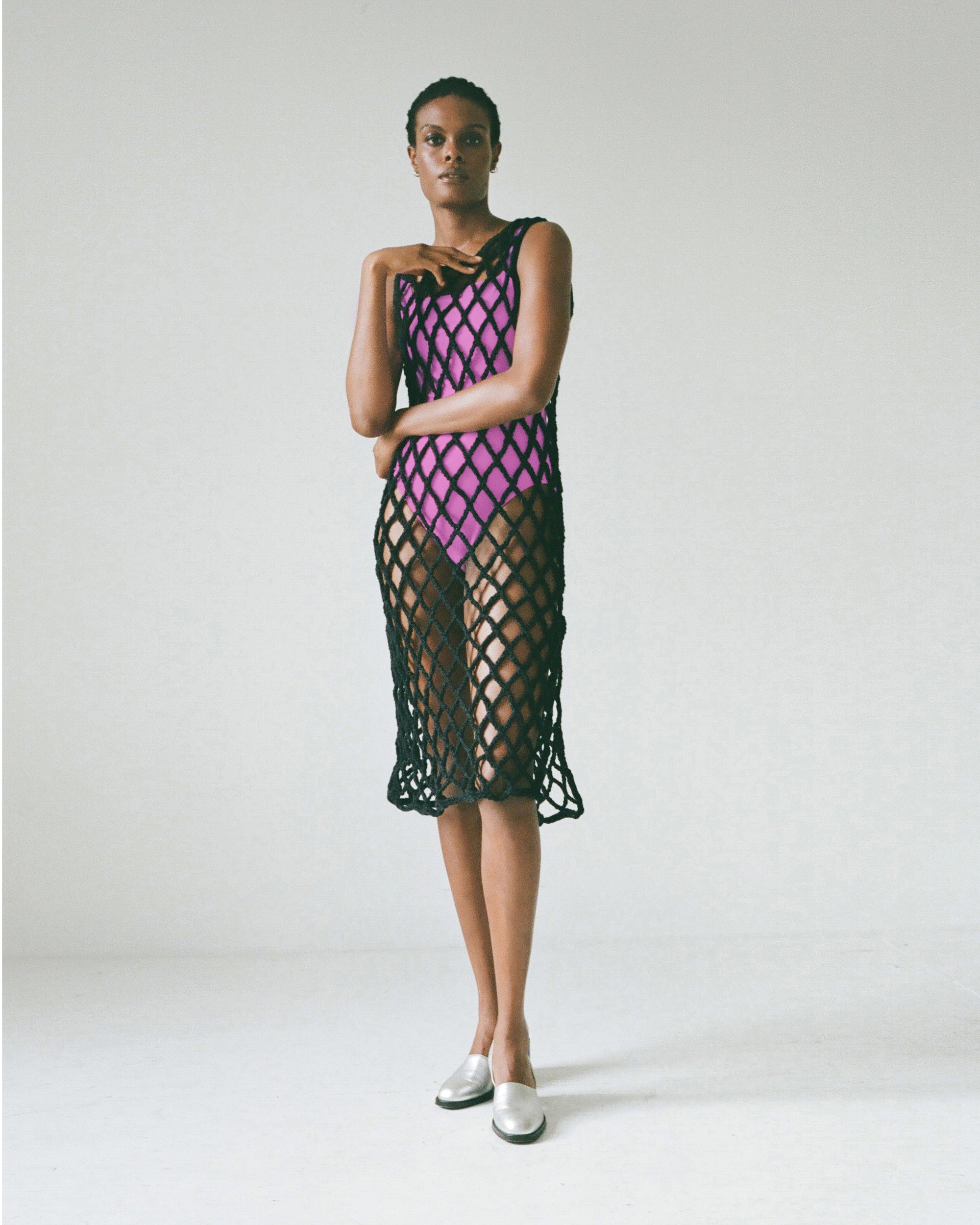 Almora Crochet Dress - Black | Pari Desai Almora Crochet Dress - Black | Pari Desai
