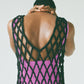 Almora Crochet Dress - Black